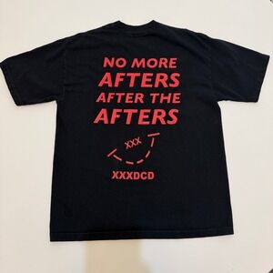 XXXDCD No More Afters Black Cotton Graphic T-Shirt Mens Large